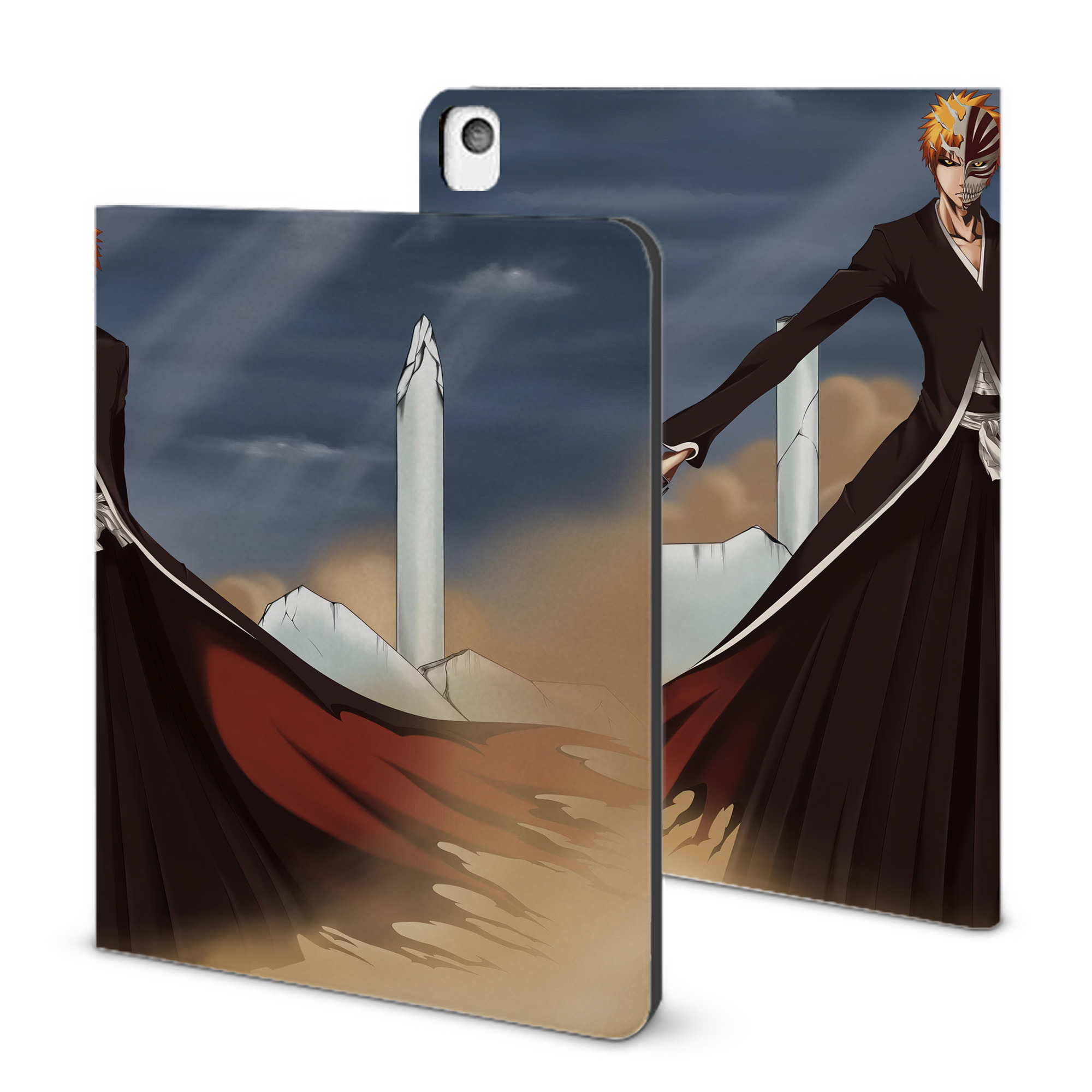 （画像用） ブリーチ BLEACH IPadケース ペンホルダー付き ブックスタイルデザイン